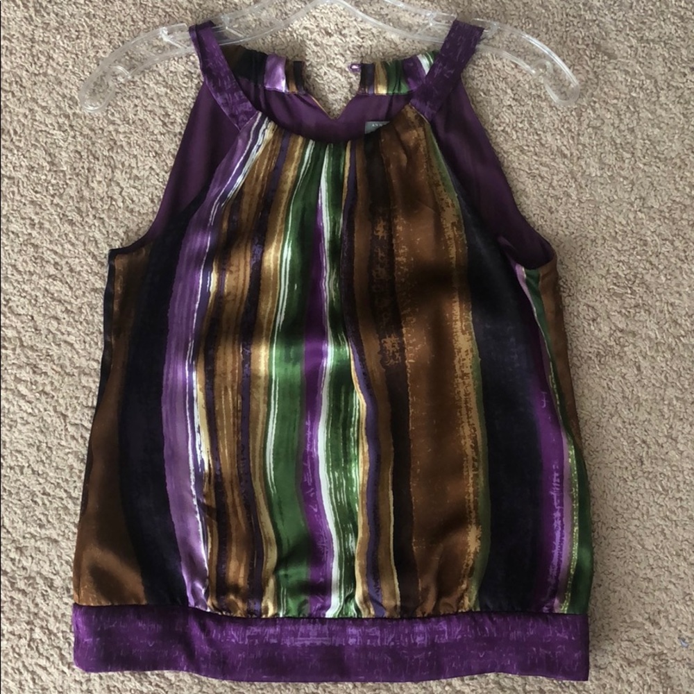 Ann Taylor beautiful 100% silk top